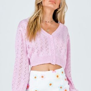 Princess Polly Lyric Cropped Cardigan